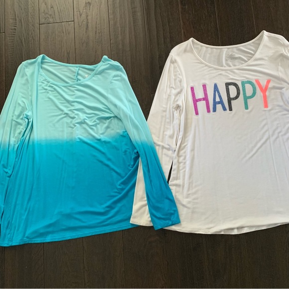 Bundle of Two Justice Kids Size 16 Multicoloured Long Sleeve Tees - Picture 2 of 13